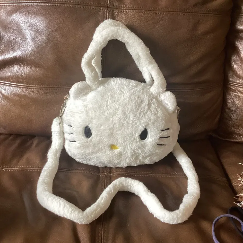 Fun Plush Kitty Crossbody Purse